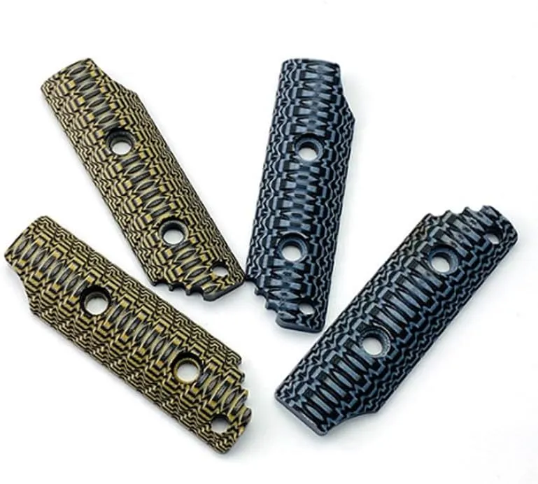 1 Pair G10 Scales Handle Fits for Strider SA DB, Custom Knife Handle Patch DIY Replacement