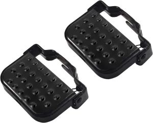 1 Pair of Bike Rear Pedals Folding Bike Pegs Footrest Steel Foot Peg for Kids Bike Bicycles Foot Plates Pedals Bike Pegs