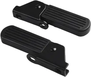 1pair Electric Moped Front Pedal Scooter Front Foldable Pedal Leg Support Pad Thickened Steel Plate Bike Rear Pedals Footrest
