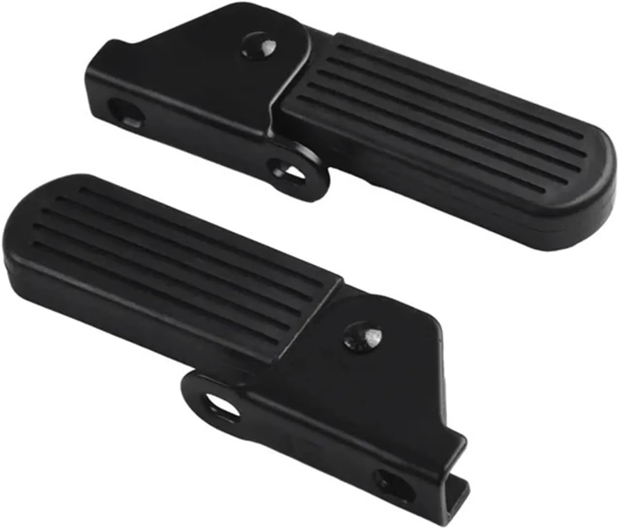1pair Electric Moped Front Pedal Scooter Front Foldable Pedal Leg Support Pad Thickened Steel Plate Bike Rear Pedals Footrest