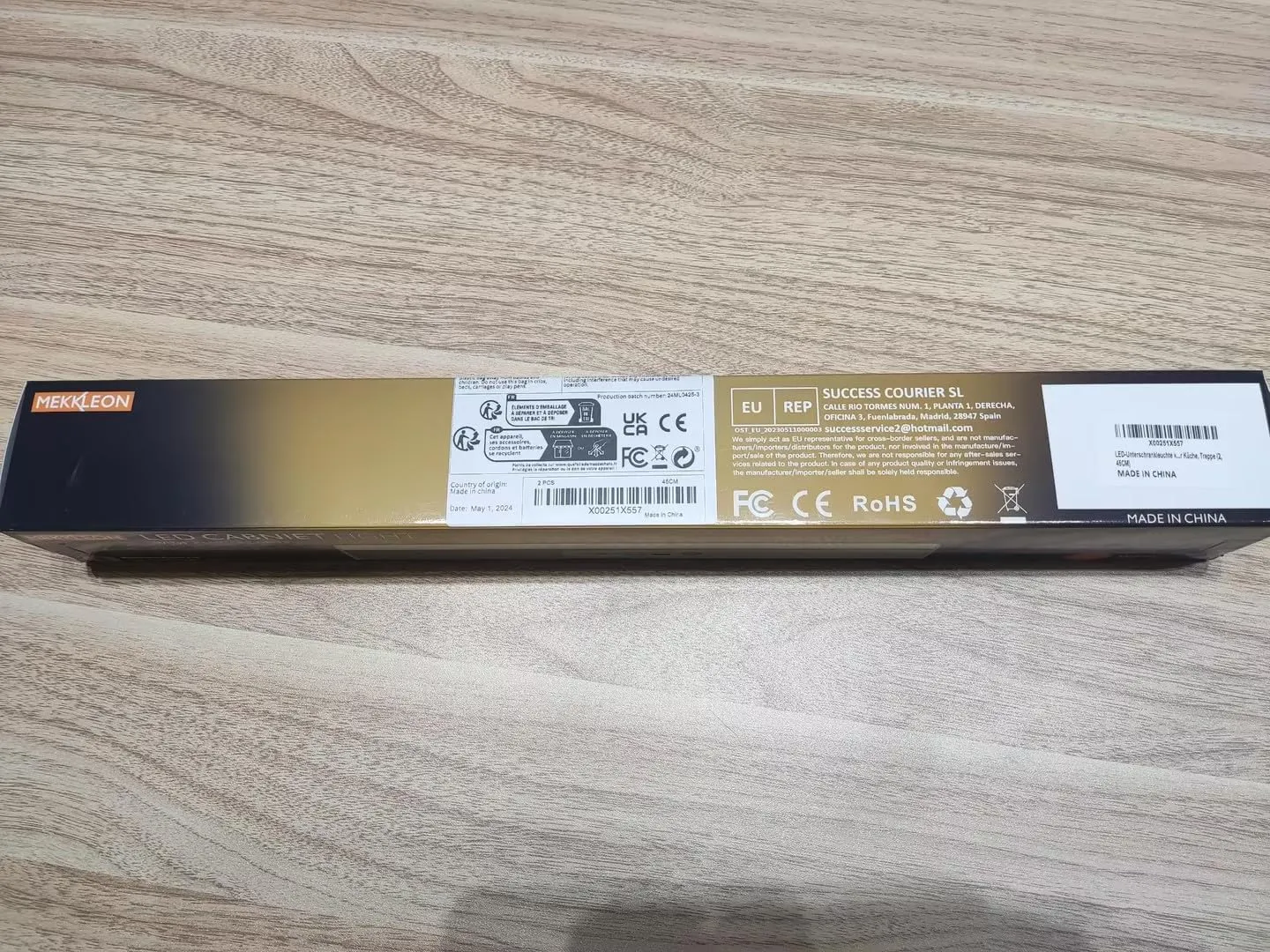 90 LED Closet Lights Motion Sensored with Eye-Protection Design, Rechargeable LED Wardrobe Lighting with Remote and Magnetic, 3000mAh Cabinet Light Battery Operated for Pantry Wardrobe, 18inch