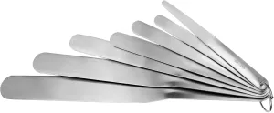 958-G01 Multi-Purpose Caulking Tooling 7-Piece, Streamline Caulking Spatula Set, Stainless Steel Circular Fixed Knives Tools, Widths from 3/8” to 1-1/2”, Easy to Handle Spatula Set