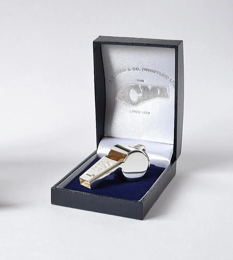 Acme Thunderer Whistle Large Tapered Mouth 58.5 Silver Plated