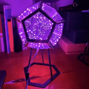 Acogedor Dodecahedron Light, USB 3D Cube Light, LED Desk Table Lamp Light Gaming Light, Ambient Night for Home Decoration
