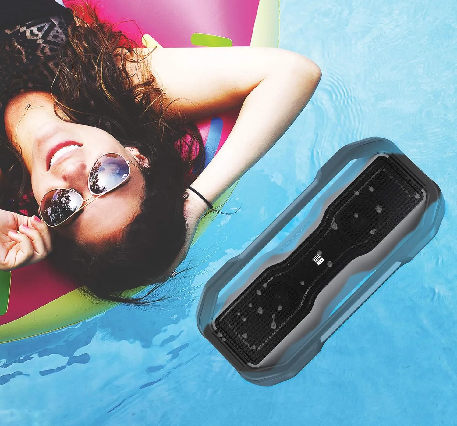 Altec Lansing x Realtree ROCKBOX XL Wireless Bluetooth Speaker, Portable Waterproof with 20 Hour Playtime and 5 Illuminating LED Light Modes, Floating Speaker for Indoors and Outdoors