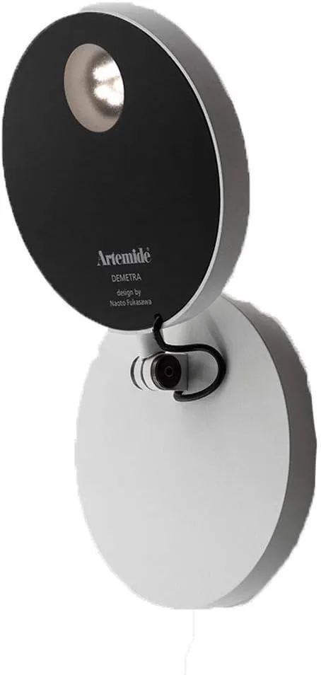Artemide Demetra LED 9.2W 30K White Wall Spot Light with W/O Switch