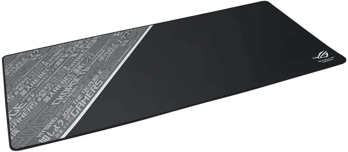ASUS ROG Sheath Black Mouse Pad | Extra-Large Gaming Surface Mouse Pad | Pixel Precise Tracking | Anti-Fray Stitched Edges and Non-Slip Rubber Base (35.4 x 17.3 inches)