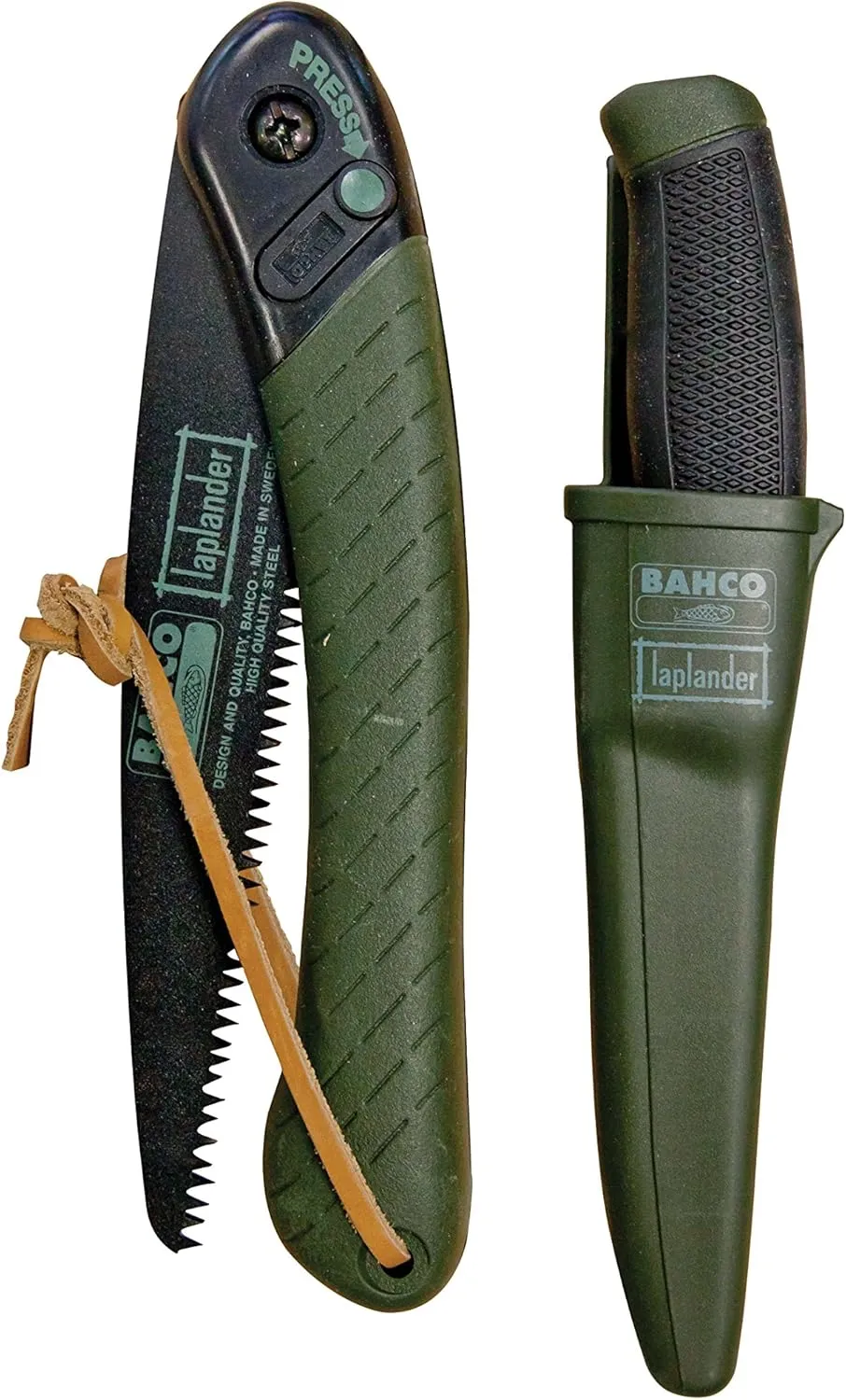 Bahco LAP-KNIFE Laplander Folding Saw and Multi-Purpose Knife Set