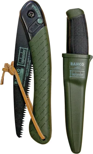 Bahco LAP-KNIFE Laplander Folding Saw and Multi-Purpose Knife Set