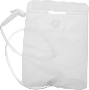 Beaupretty Portable Water Storage Bag Plastic Camping Showers Plastic Camp Showers Outdoor Showers Portable Camp Shower Outdoor Camping Accessory Camping Bag Plastic Shower Bag PVC White