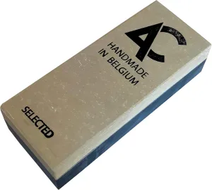 Belgian Coticule Selected 75x30 mm Premium Natural Sharpening Stone, Straight Razor Sharpening Whetstone, 8000 Grit Knife Sharpener Waterstone