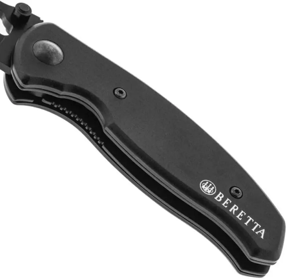 Beretta Airlight III Small Durable Versatile Compact Stainless Steel Folding Pocket Hunting Knife, Black