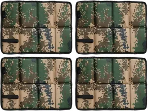 BESPORTBLE 4pcs Outdoor Camping Cushion Foldable Picnic Mat Lightweight Stain-Resistant Seat Cushion for Comfort at Park Hiking Beach and Family Trips