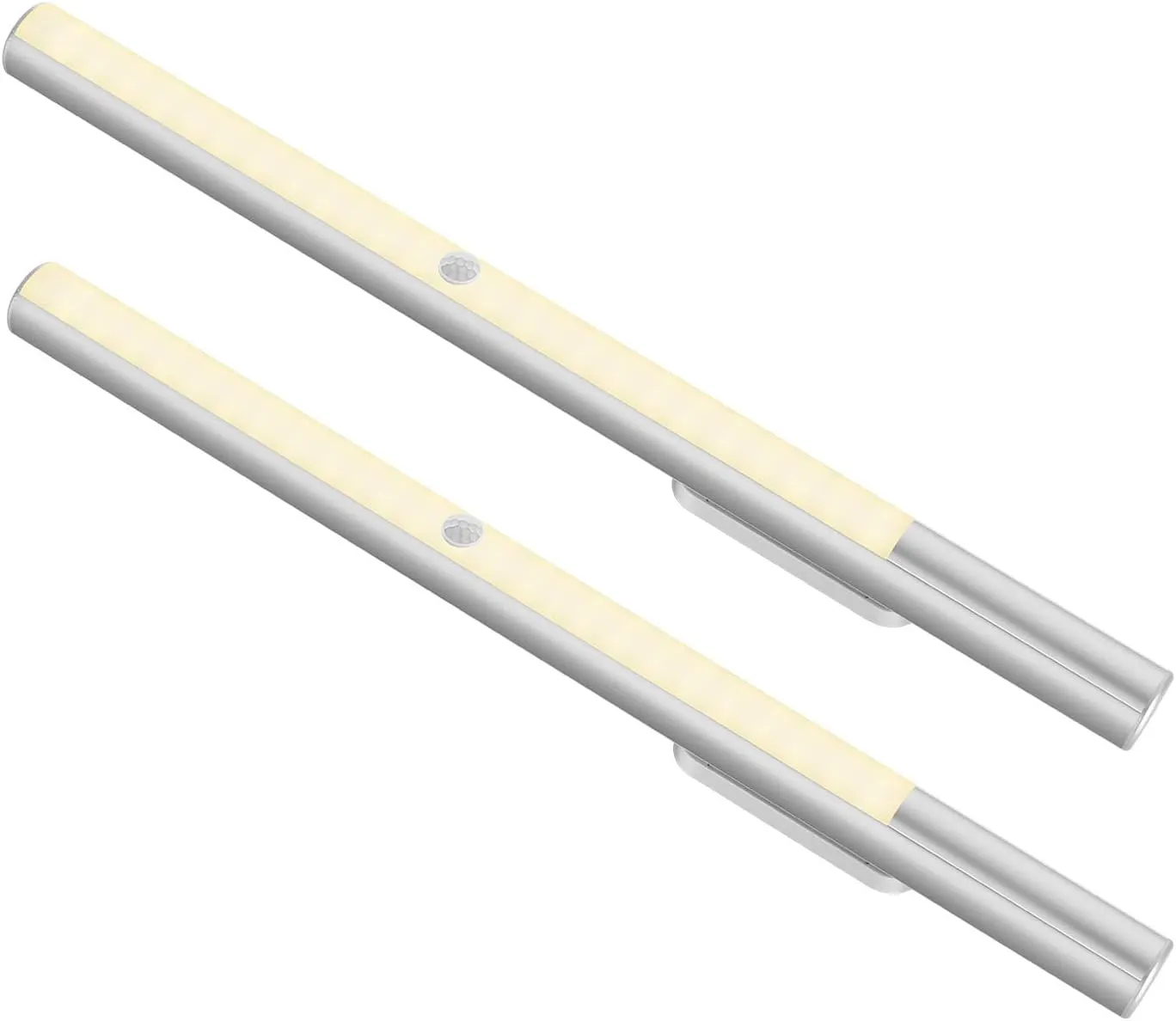 BLS 48 LED Closet Lights, Motion Sensor Light Indoor, 4500mah Build-in Large Rechargeable Battery, Wireless Under Cabinet Lighting for Kitchen/Pantry/Wardrobe/Wall, 4000K Neutral White (2 Pack)