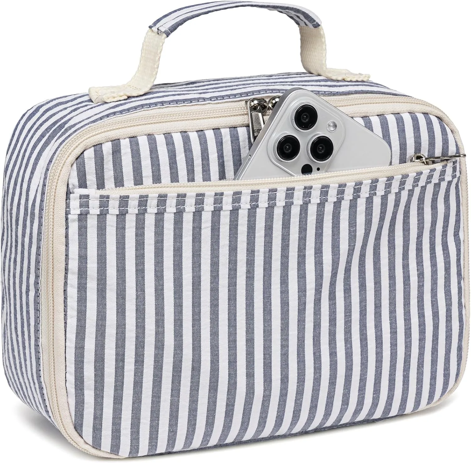 Bluboon Kids Girls Lunch Bag Insulated Lunch Box for school Corduroy Lunch Cooler Organizer School Kids Lunch Tote