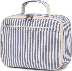 Bluboon Kids Girls Lunch Bag Insulated Lunch Box for school Corduroy Lunch Cooler Organizer School Kids Lunch Tote