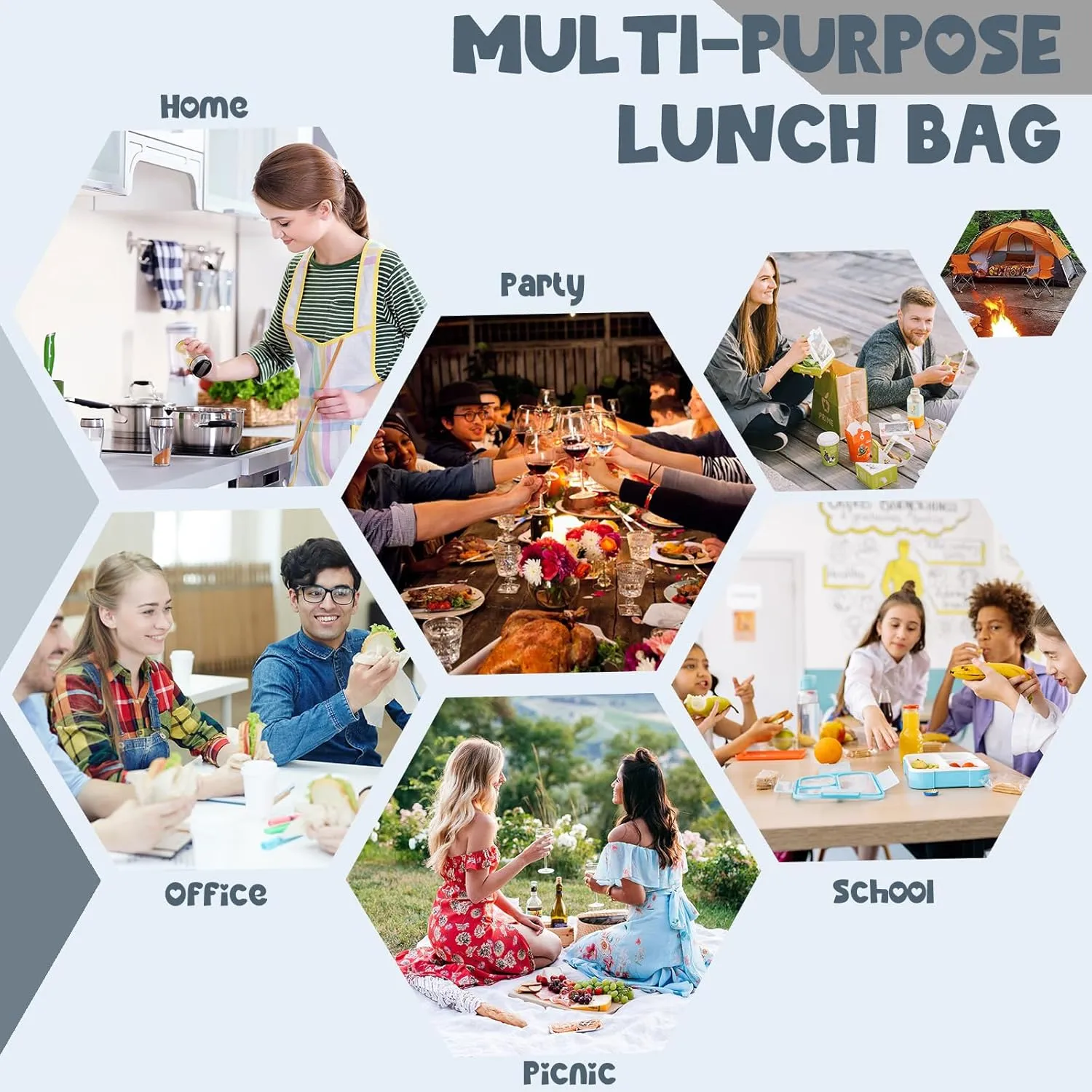 Bluboon Kids Girls Lunch Bag Insulated Lunch Box for school Corduroy Lunch Cooler Organizer School Kids Lunch Tote