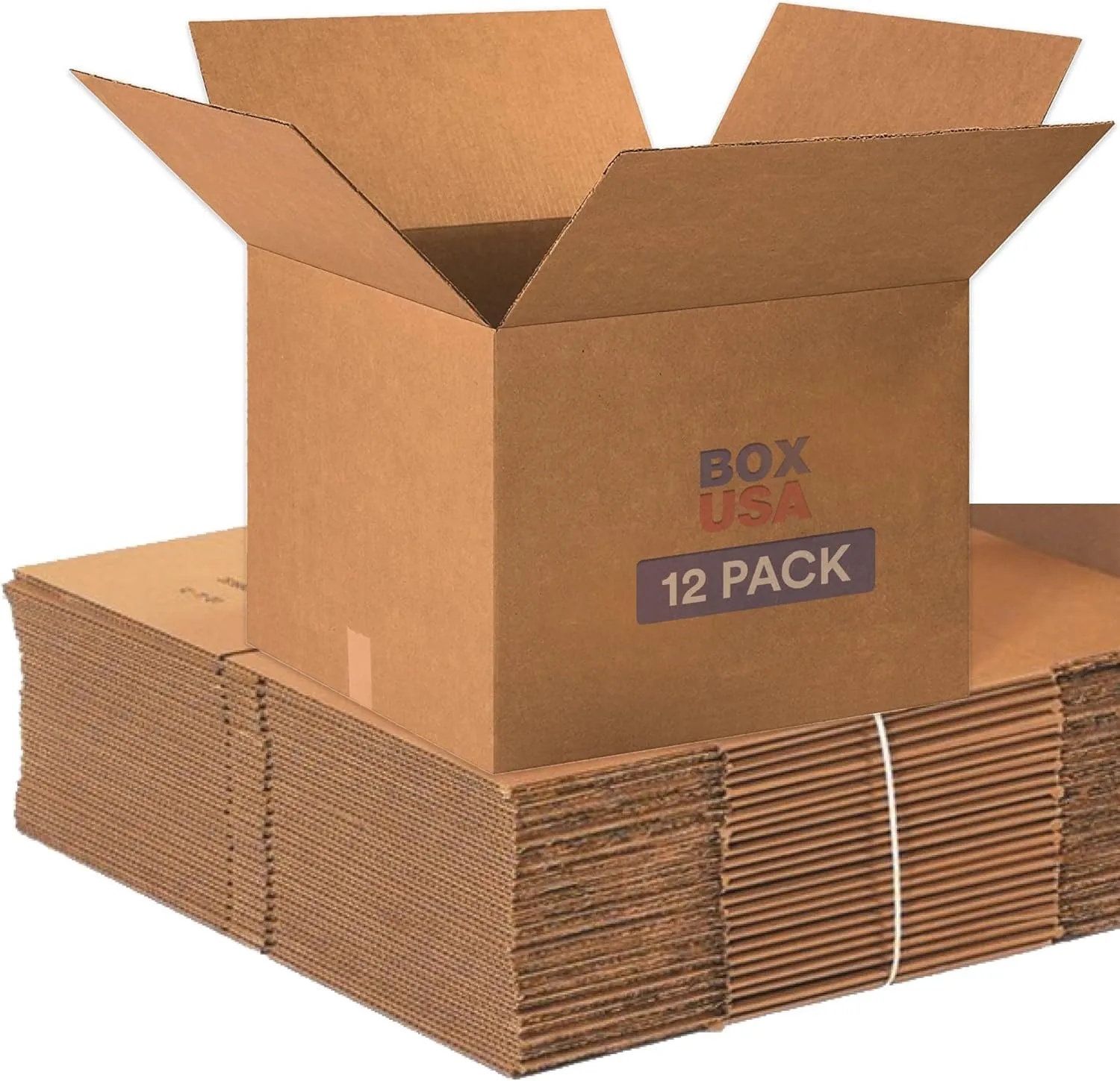 BOX USA Moving Boxes Large 20"L x 20"W x 15"H, 12-Pack | Corrugated Cardboard Box for Packing, Shipping and Storage