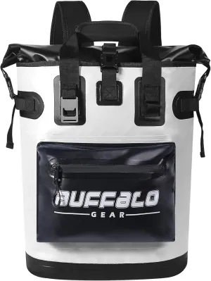 Buffalo Gear Cooler Backpack18L,30L Leakproof Camping Backpack Cooler Insulated Cooler for Picnic Beach Hiking Park Fishing