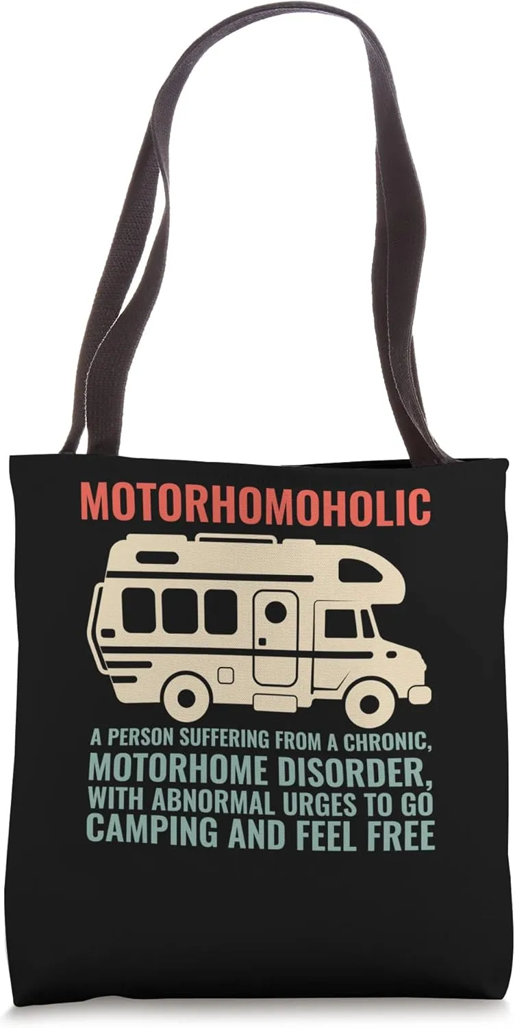 Camper Warning A Person With Abnormal Urges To Go Camping Tote Bag