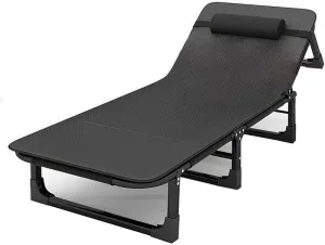 Camping Beds for Adults, Cots For Sleeping with Mattress, Portable Foldable Cot, 30" Extra Wide Camping Cot, Supports 350 Lbs, with Pillow, Eye Mask, Cotton Pad,Outdoor Camp Beach Office Nap(Color:2)