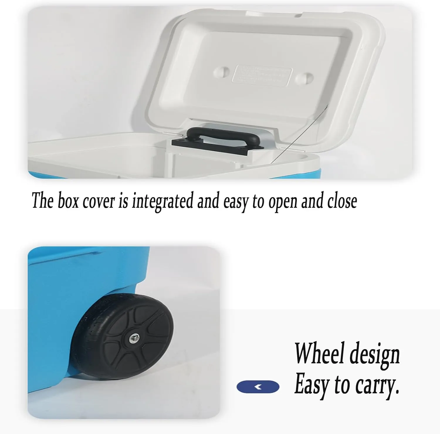 Car Camping Coolers for Aston Martin DB12/DBS/DBX/Valhalla/Valiant/Valkyrie/Valour, Leak Proof Cooler, Portable Lightweight Ice Chest Box, Compartments Waterproof Insulated Bag,A-Blue
