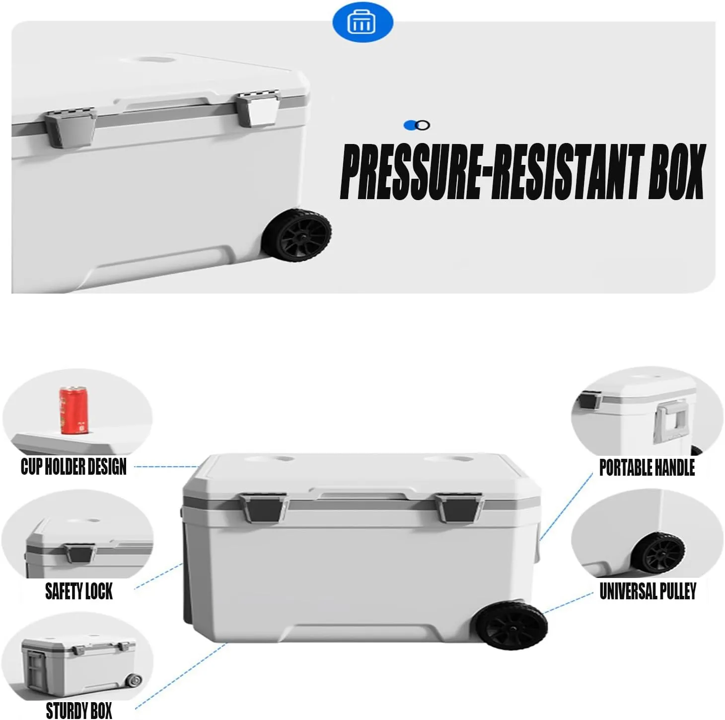 Car Camping Coolers for Austin 10/Austin 1100/Austin 7/Austin A35/Austin 40/Austin FX4, Waterproof Portable Cooler, Leak Proof Picnic Insulated Bag, Ultra-Light Premium Ice Chest Box