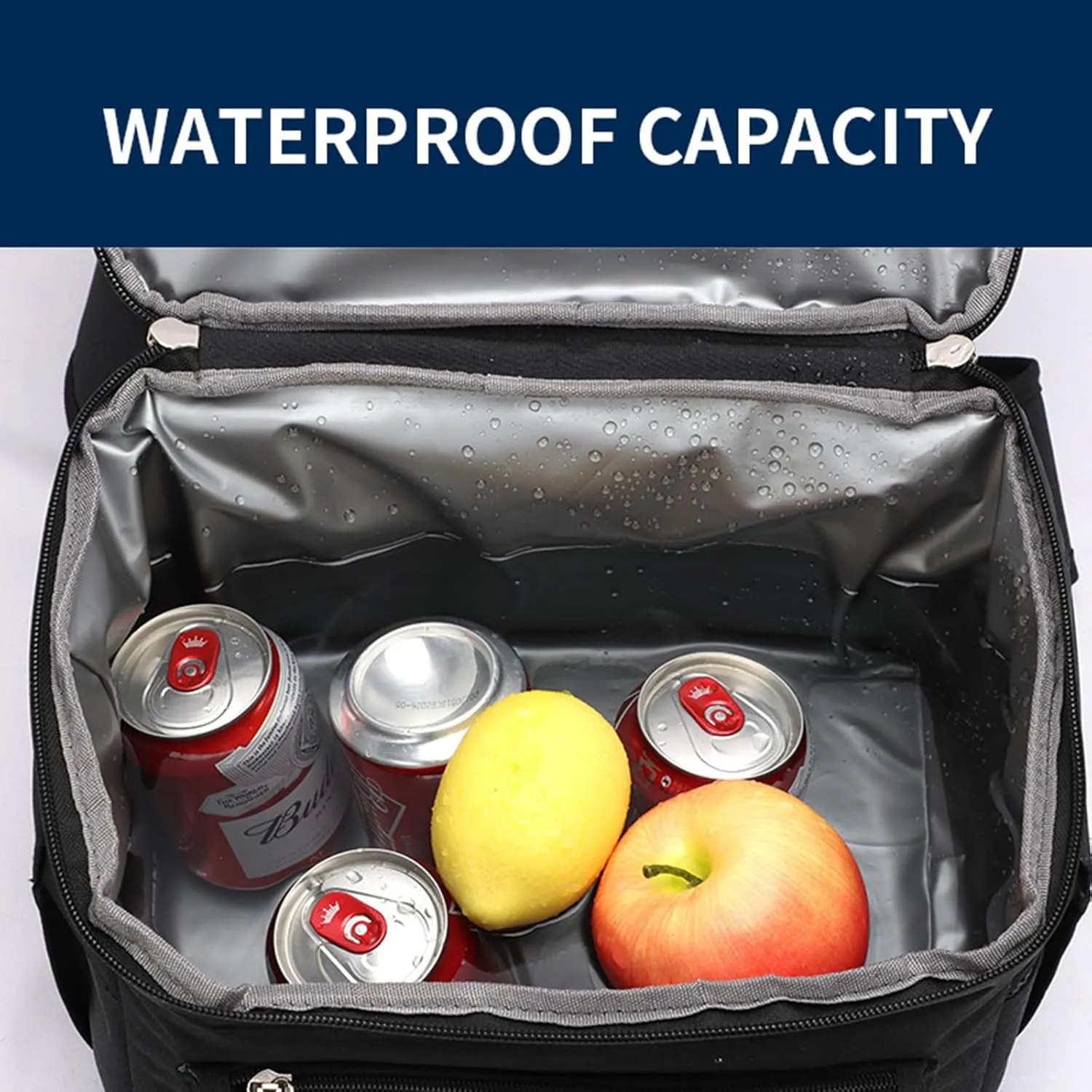 Car Camping Coolers for BMW 1 Series/2 Series/3 Series/4 Series/5 Series/7 Series, Waterproof Portable Cooler, Leak Proof Picnic Insulated Bag, Ultra-Light Premium Ice Chest Box,C-Gray