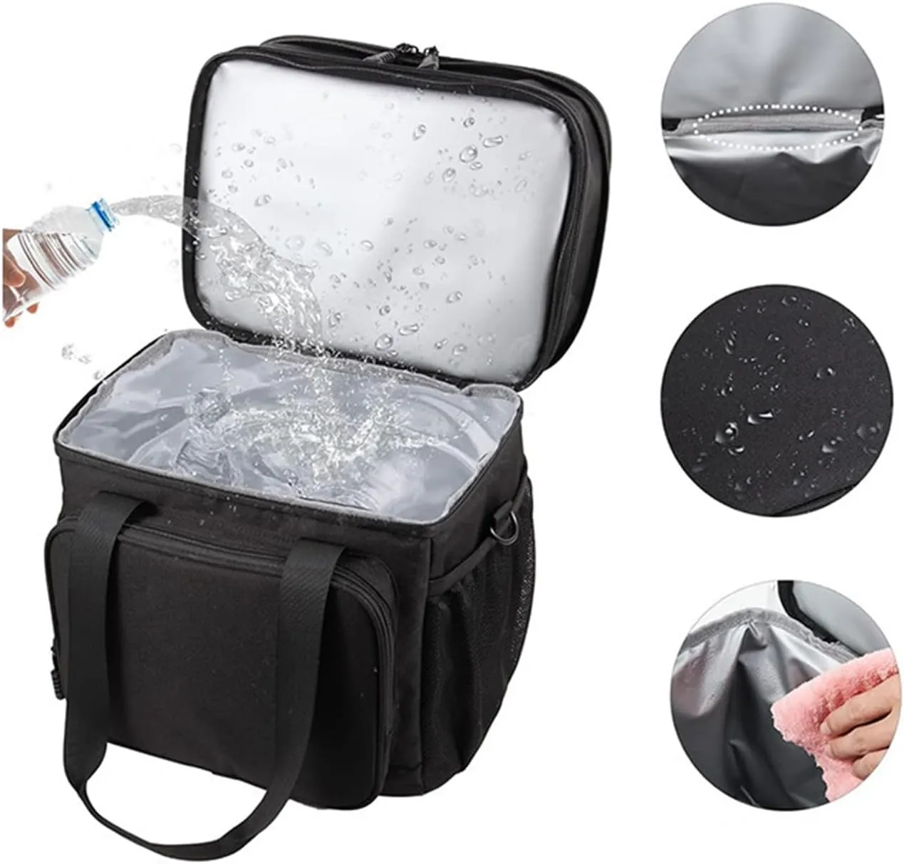 Car Camping Coolers for Citro?n C1/C2/C3/C4/C5/C4 Cactus/C4 Picasso/C5 Aircross, Leak Proof Cooler, Portable Lightweight Ice Chest Box, Compartments Waterproof Insulated Bag