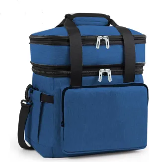 Car Camping Coolers for Citro?n C1/C2/C3/C4/C5/C4 Cactus/C4 Picasso/C5 Aircross, Leak Proof Cooler, Portable Lightweight Ice Chest Box, Compartments Waterproof Insulated Bag