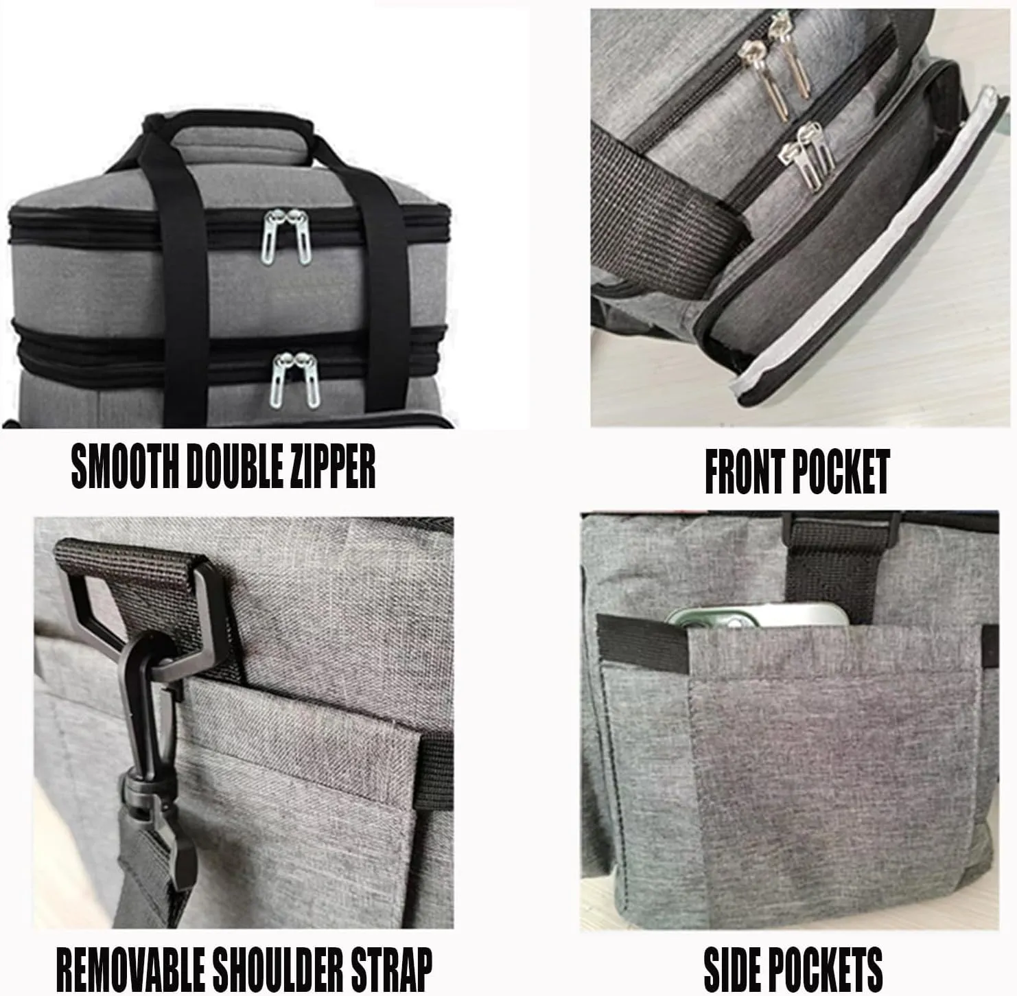 Car Camping Coolers for Citro?n C1/C2/C3/C4/C5/C4 Cactus/C4 Picasso/C5 Aircross, Leak Proof Cooler, Portable Lightweight Ice Chest Box, Compartments Waterproof Insulated Bag