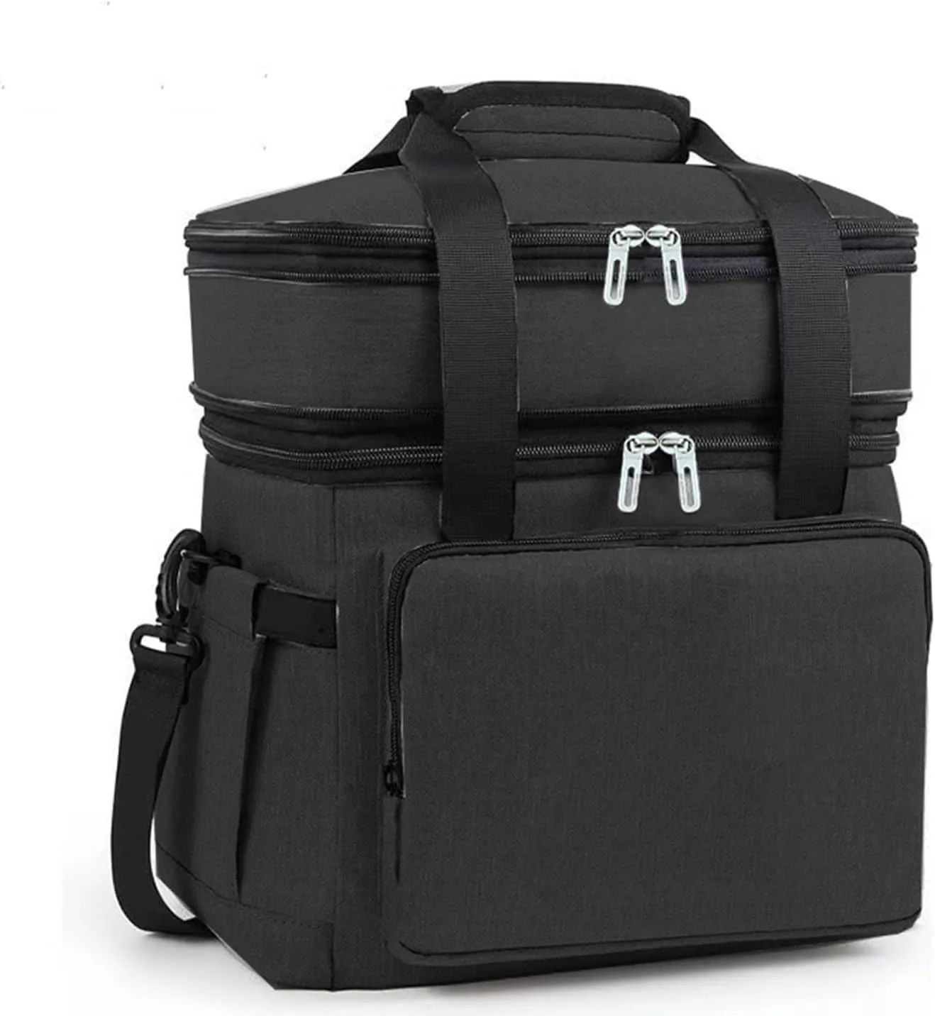 Car Camping Coolers for Ford C-Max/Fairlane/Fusion/Galaxie/Galaxy/Granada, Leak Proof Cooler, Portable Lightweight Ice Chest Box, Compartments Waterproof Insulated Bag
