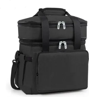 Car Camping Coolers for Ford C-Max/Fairlane/Fusion/Galaxie/Galaxy/Granada, Leak Proof Cooler, Portable Lightweight Ice Chest Box, Compartments Waterproof Insulated Bag