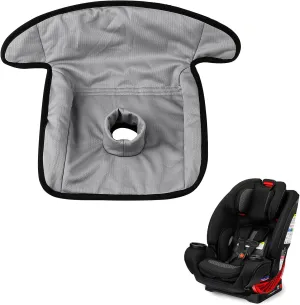 Car Seat Protector Compatible with Britax, Waterproof Fabric Child Seats Cover with Non-Slip Backing, Machine Washable Liner Under Car Seat for Baby with Thick Padding