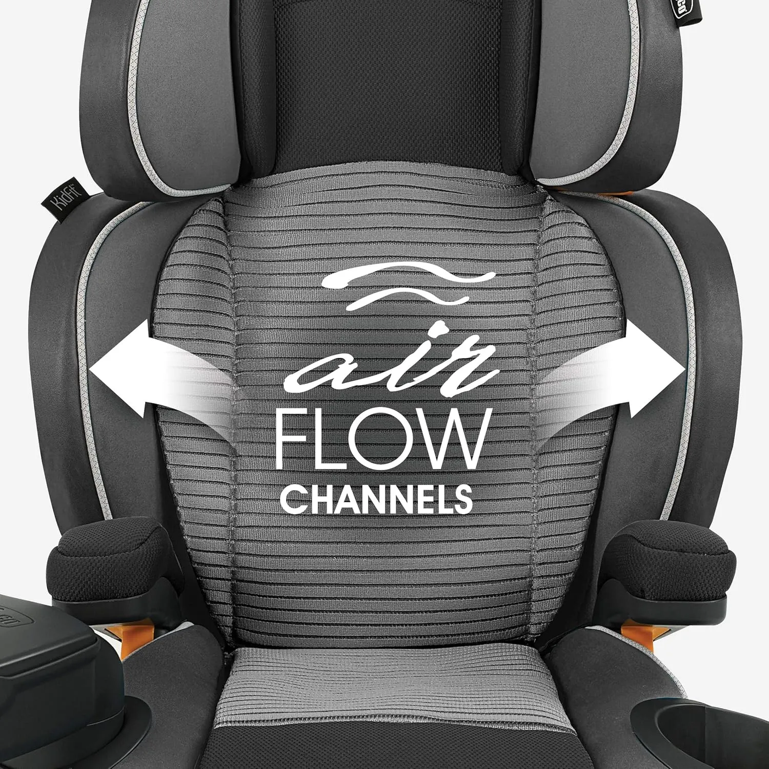Chicco KidFit Zip Air Plus 2-in-1 Belt Positioning Booster Car Seat - Q Collection