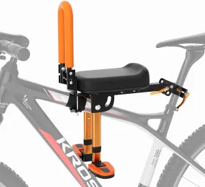 Child Bike Seat - Front Mount, Kids Bike Seat for Adult Bike,Retractable Baby Bike Seat Front Mounted, Toddler Bike Seat for Children 2~6 Years