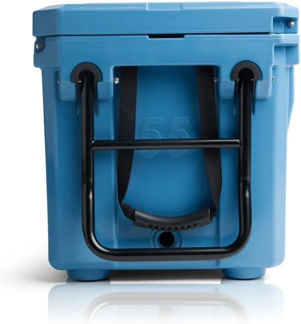 Cobalt 55 Quart Roto Molded Super Ice Cooler | Large Ice Chest Holds Ice Up to 3 Days |