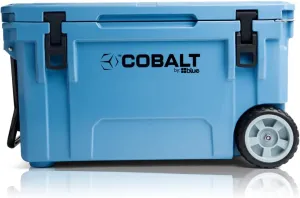 Cobalt 55 Quart Roto Molded Super Ice Cooler | Large Ice Chest Holds Ice Up to 3 Days |