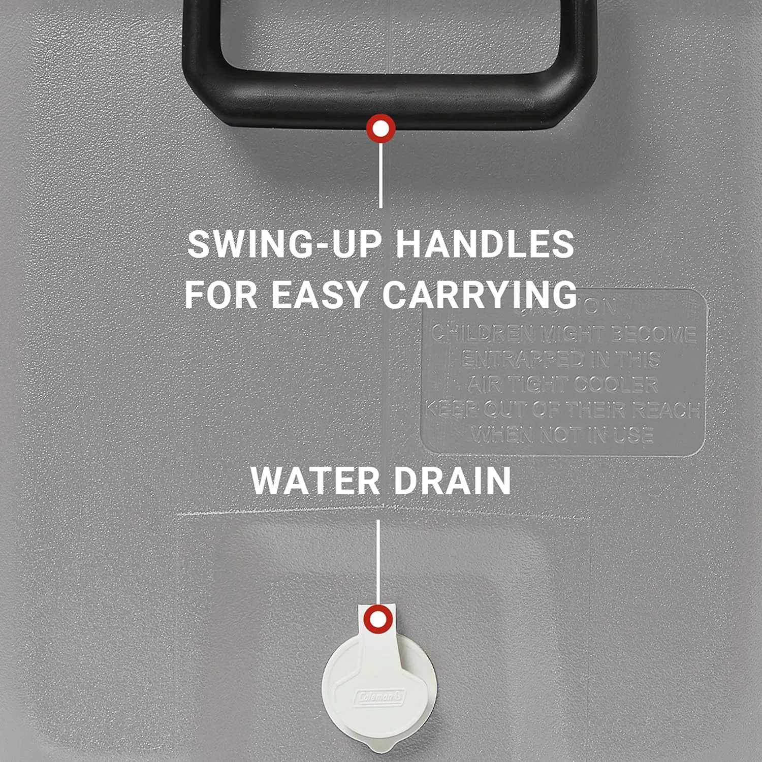 Coleman Classic Series Insulated Portable Cooler, Leak-Resistant Outdoor Hard Cooler Keeps Ice up to 5 Days, 52/70/120/150 Quart