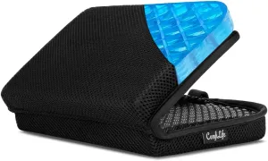 ComfiLife Ergo-Gel Airplane Seat Cushion – Travel Seat Cushion – Foldable, Portable Comfort