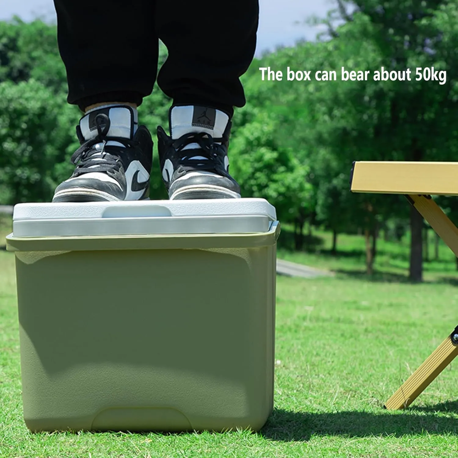 Cool Box for Daewoo Evanda/Kalos/Lacetti/Lanos/Leganza/Matiz/Nexia Keep Warm and Cold Cooler Box Large Food Insulated Camping Cold Freezer Box Camping Accessories,A-32cm*21cm*30cm
