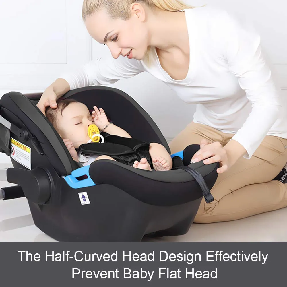 COOLBEBE New 2-in-1 Babybody Supports for Baby Newborn Infants - Extra Soft Stroller Cushion Pads Car Seat Insert, Perfect for Carseats, Strollers, Swings, Grey