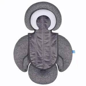 COOLBEBE New 2-in-1 Babybody Supports for Baby Newborn Infants - Extra Soft Stroller Cushion Pads Car Seat Insert, Perfect for Carseats, Strollers, Swings, Grey