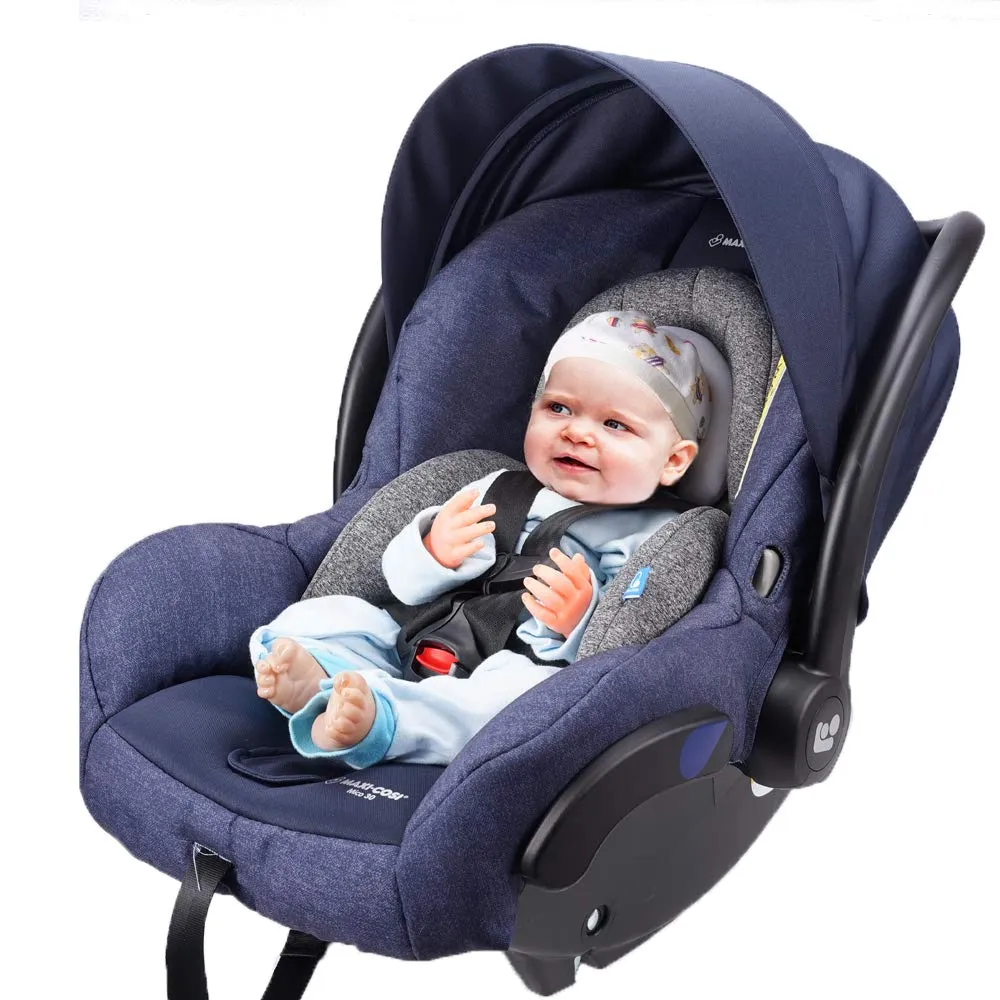 COOLBEBE New 2-in-1 Babybody Supports for Baby Newborn Infants - Extra Soft Stroller Cushion Pads Car Seat Insert, Perfect for Carseats, Strollers, Swings, Grey
