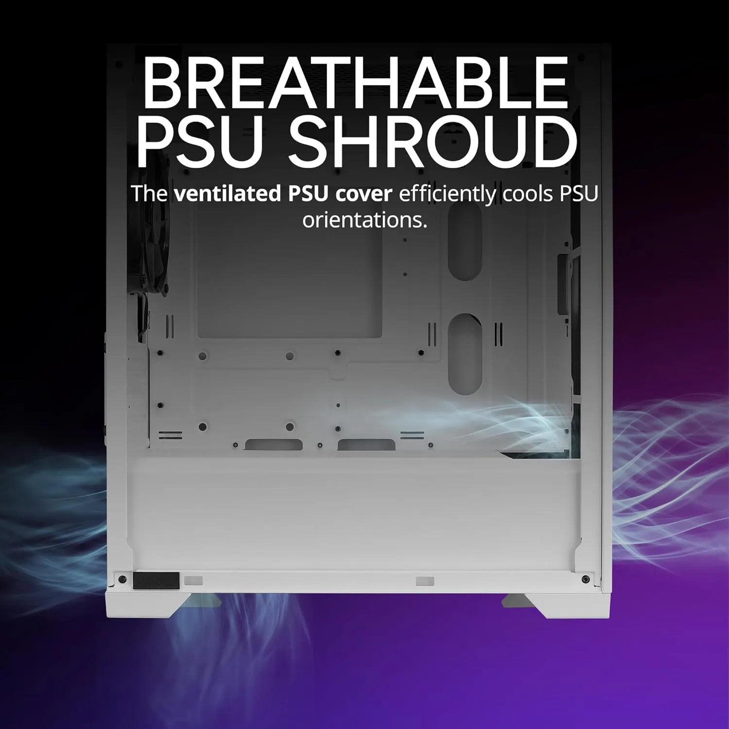 Cooler Master Elite 301 Lite White Micro-ATX High Airflow Minimalist PC Case, 365mm GPU Max, Compatible RTX 5080|RX 7090 XT, 280mm AIO Max, Type C, Tempered Glass, 120mm PWM Fan, Intakes Grill