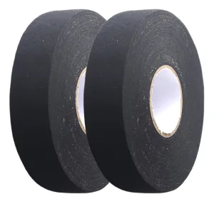 Cotton Cloth Tape, 82ft Roll (Grip Tape for Lyra Hoop, Trapeze and Bike Handlebars) (Black2)