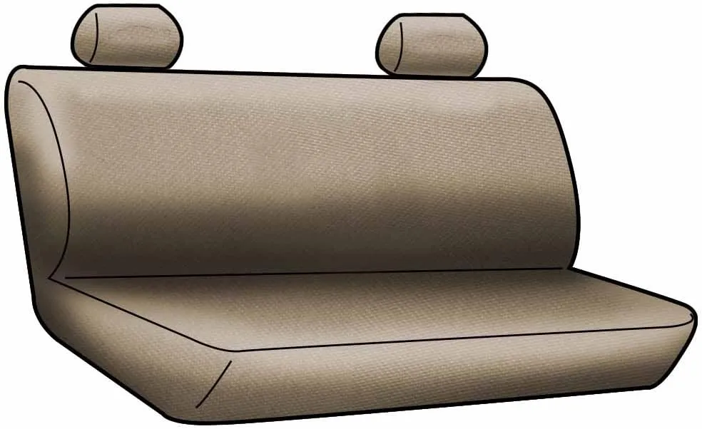 Coverking Front Solid Bench Custom Fit Seat Cover for Select Ford Models - Neosupreme (Houndstooth with Black Sides)
