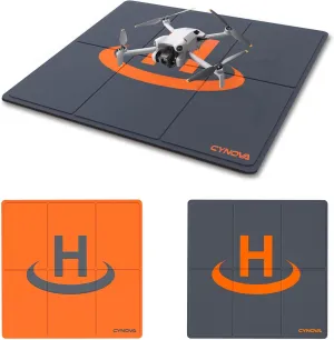 CYNOVA Drone Landing Pad Weighted for DJI AIR 3,Universal Waterproof Portable Landing Mat for DJI Flip/Mini 3 Pro/Air 2s / Drone Mini 2 / Mini 4K / FPV Avata/Accessories(65cm/25inch)