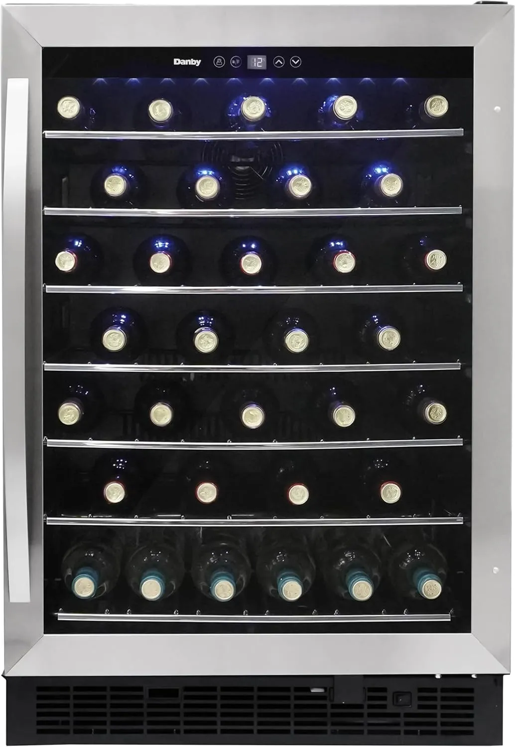 Danby DWC057A1BSS Built In Beverage Center, Single Zone Under Counter Wine Chiller In Stainless Steel - For Kitchen, Home Bar