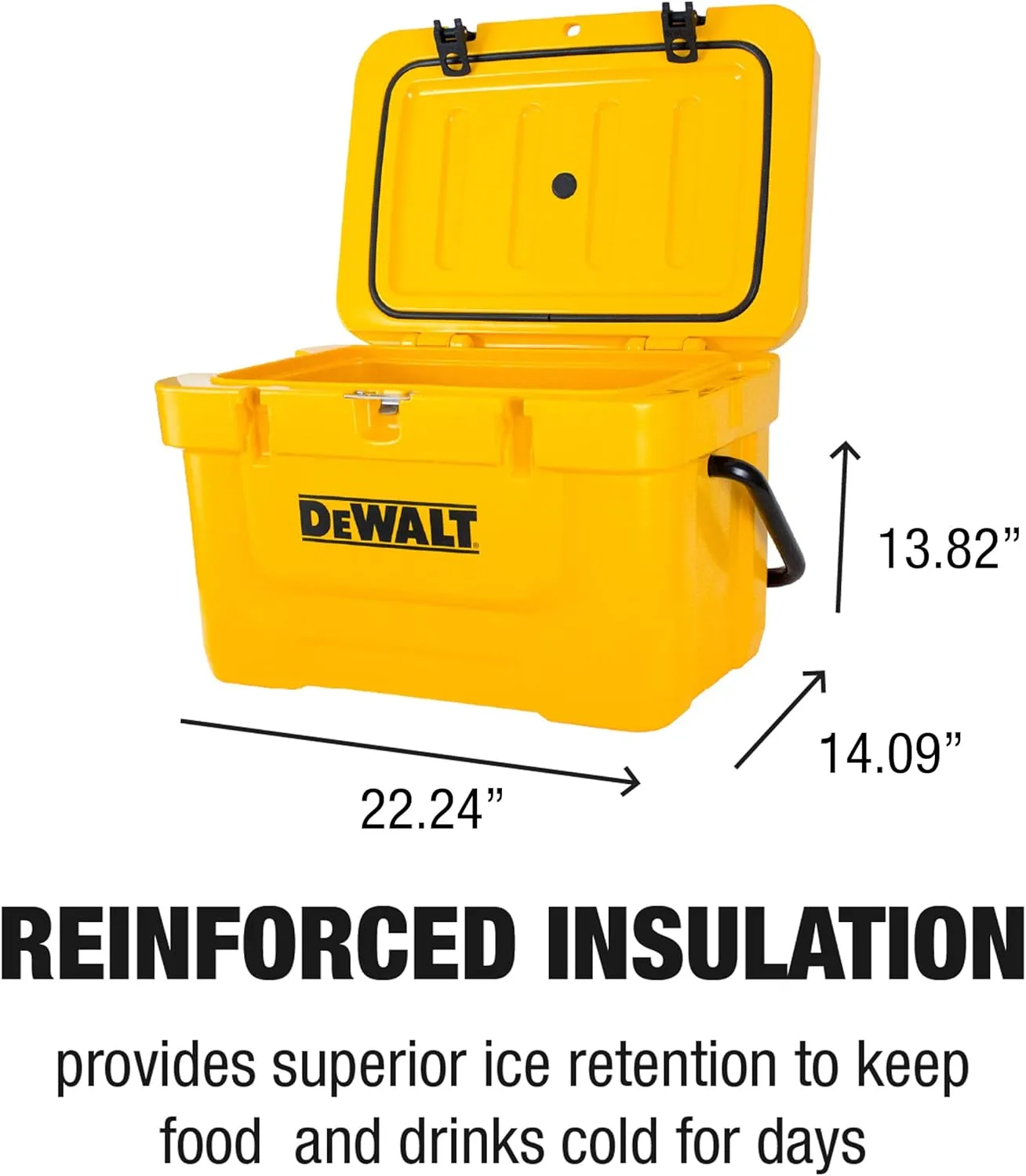 Dewalt DXC25QT 25 Quart Roto-Molded Insulated Lunch Box Cooler
